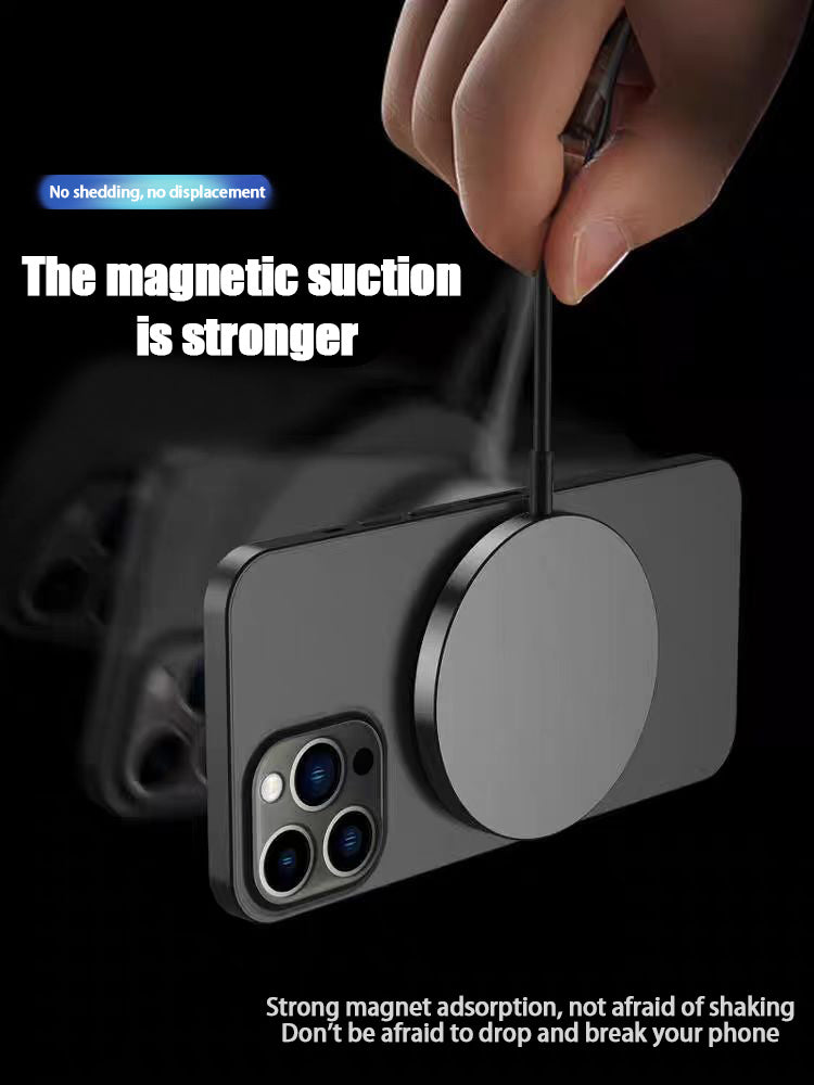 Qi2 Wireless Charger 15W Magnetic Wireless Fast Charging Is Suitable For 12-16PG Mobile Phone Models. Support Temu Us
