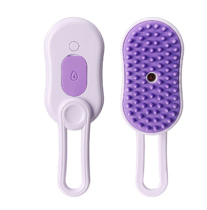 Cat Steam Brush 3 In 1 Electric Spray Hair For Massage Pet Grooming  Free Shipping ( 6 To 10 Days )